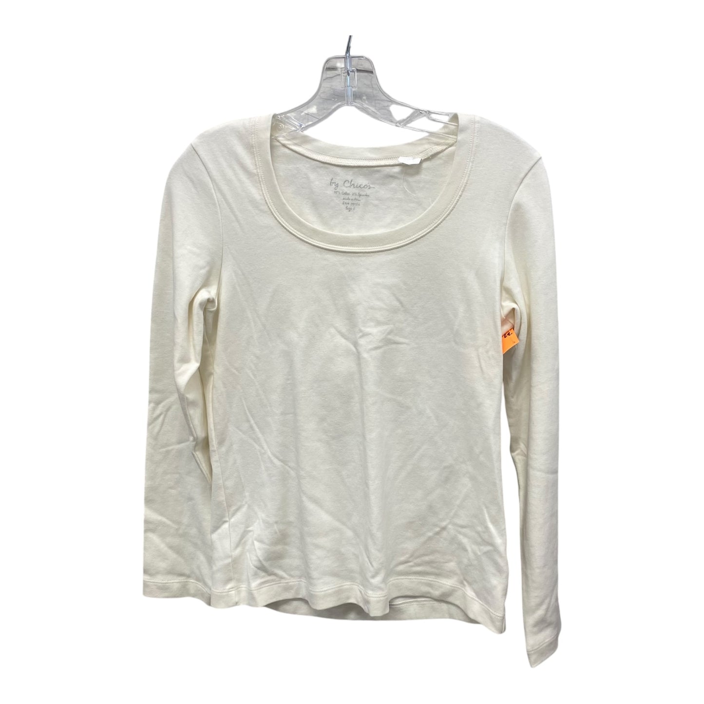 Top Ls Basic By Chicos In Cream, Size:Xs