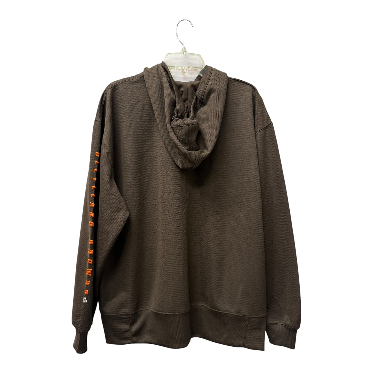 Athletic Jacket By Nfl In Brown, Size:L