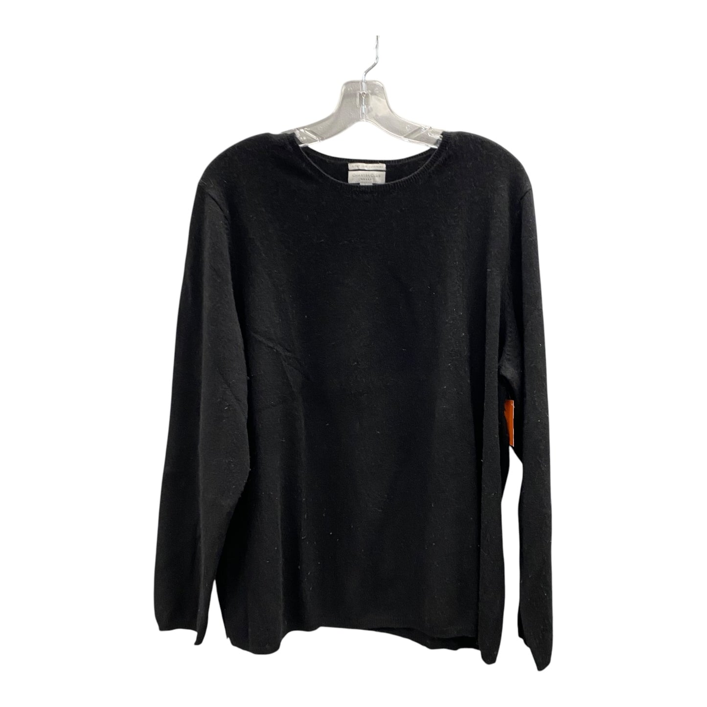 Sweater Cashmere By Charter Club In Black, Size:2X