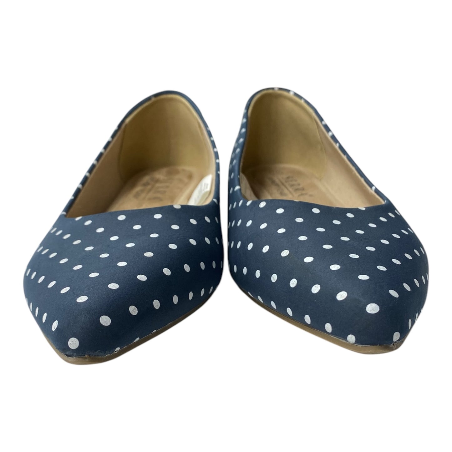 Shoes Flats By Serra In Navy, Size:10