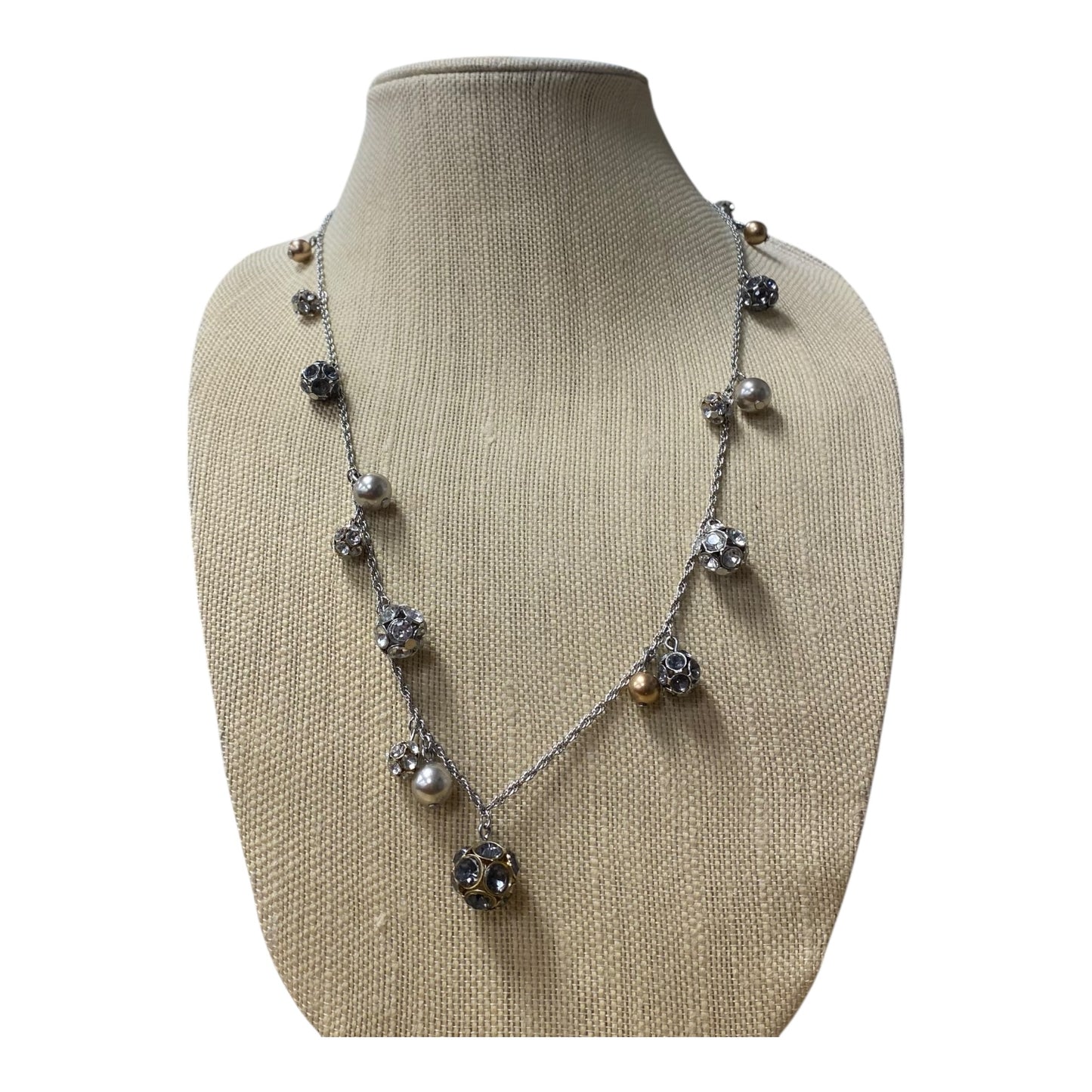 Necklace Statement By Loft In Silver