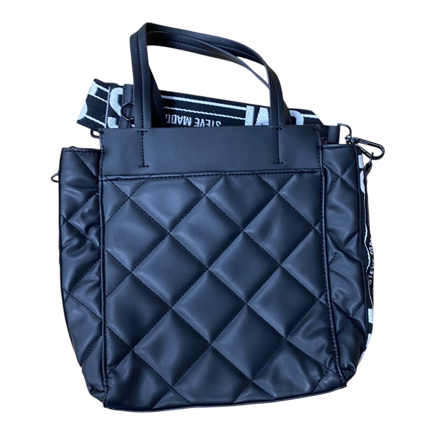 Handbag By Steve Madden In Black, Size:Small