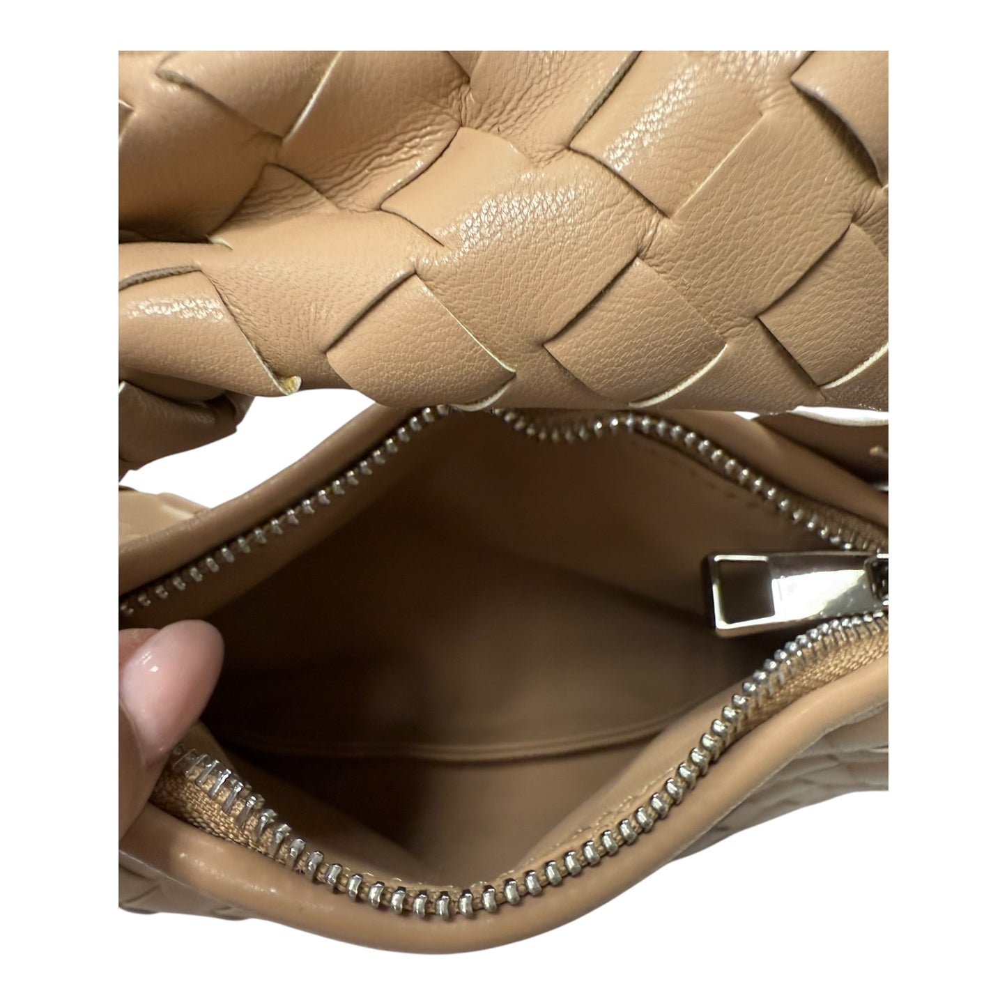 Handbag In Tan, Size:Small