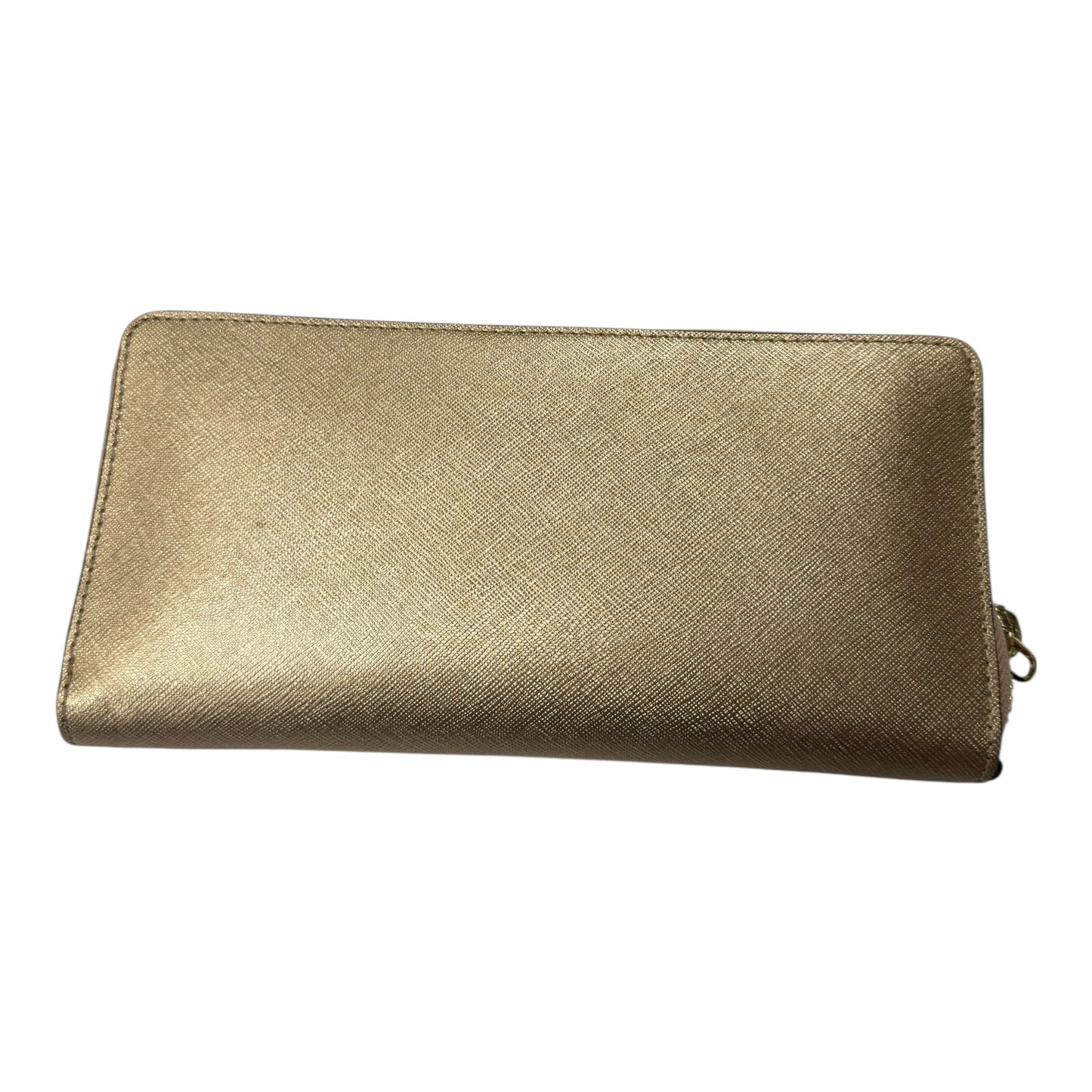 Wallet Designer By Michael Kors In Rose Gold, Size:Medium
