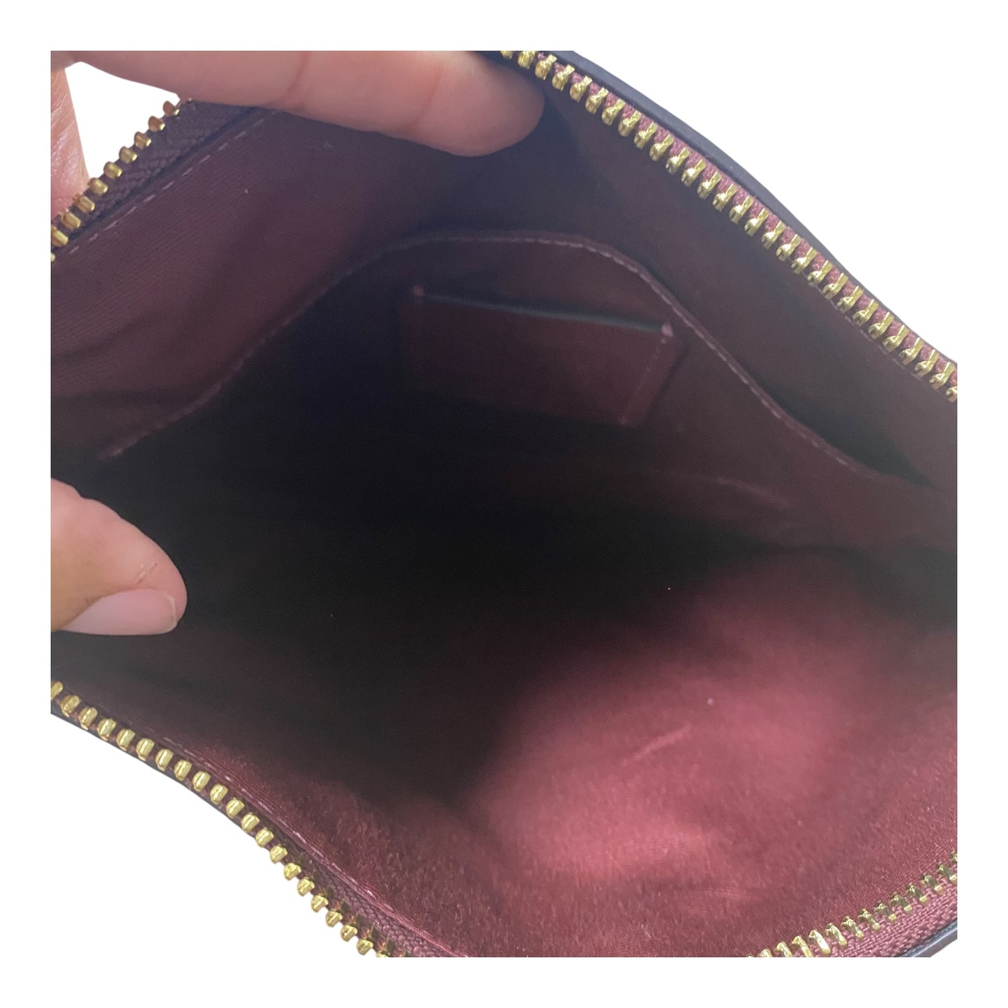 Handbag Designer By Coach In Red, Size:Medium