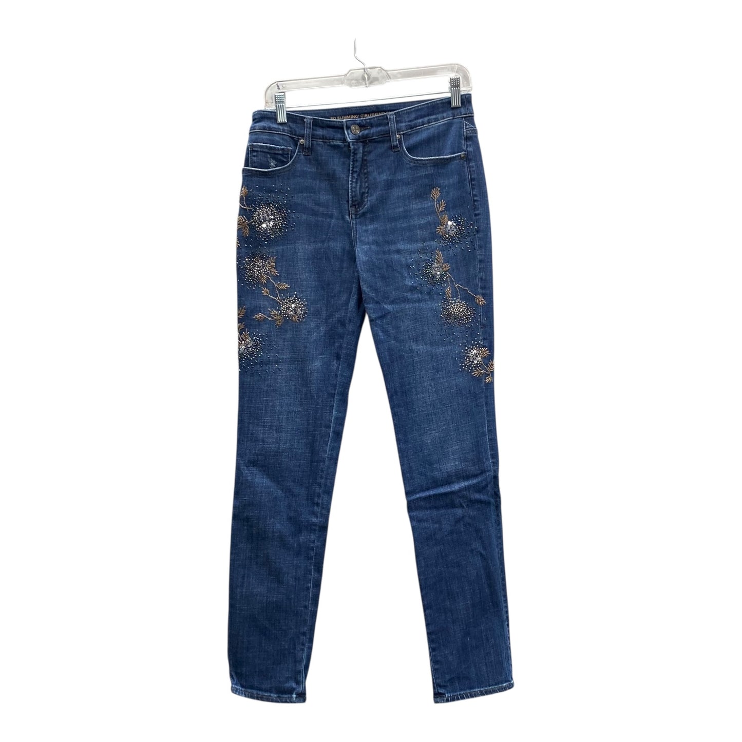 Jeans Skinny By Chicos In Blue Denim, Size:2