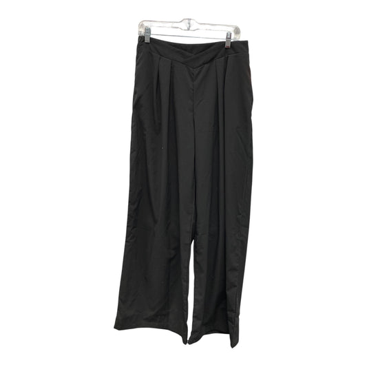 Pants Wide Leg By Shein In Black, Size:L (12)