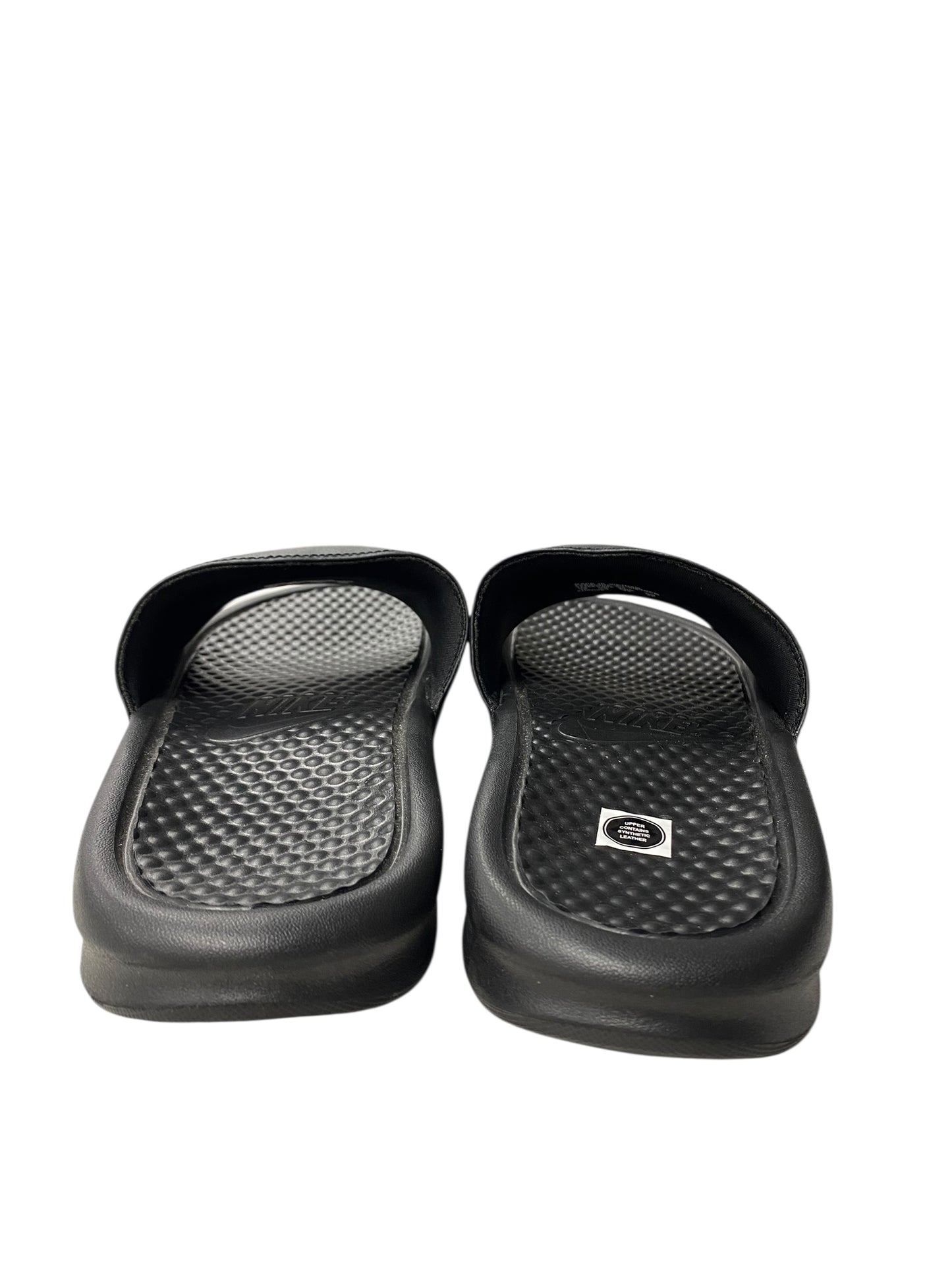 Sandals Flip Flops By Nike In Black, Size:10