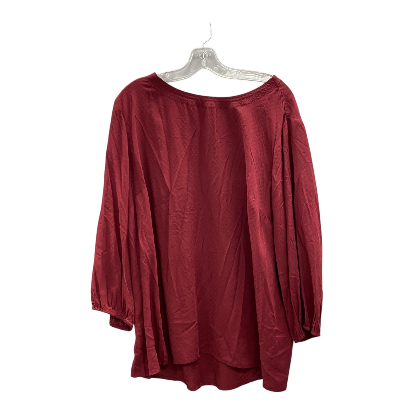 Top Ls By Croft And Barrow In Red, Size:1X