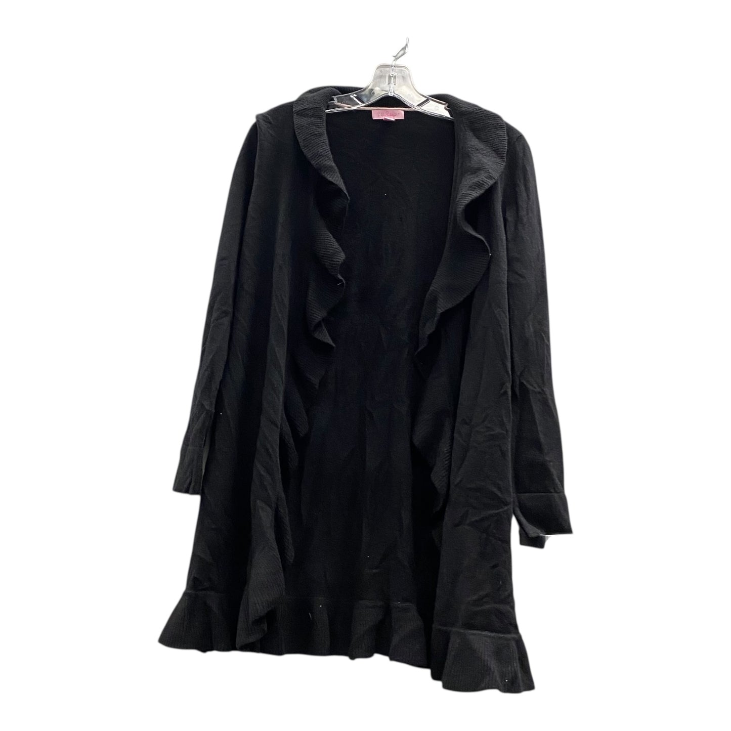 Sweater Cardigan Designer By Lilly Pulitzer In Black, Size:Xs