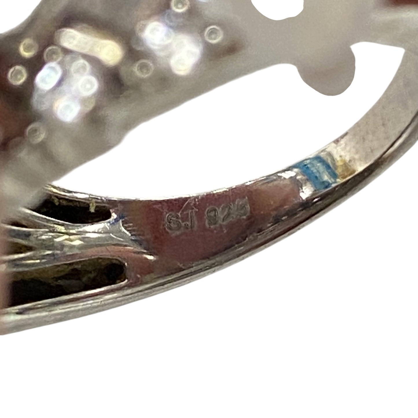 Ring Sterling Silver By Cmb In Silver, Size:7.5