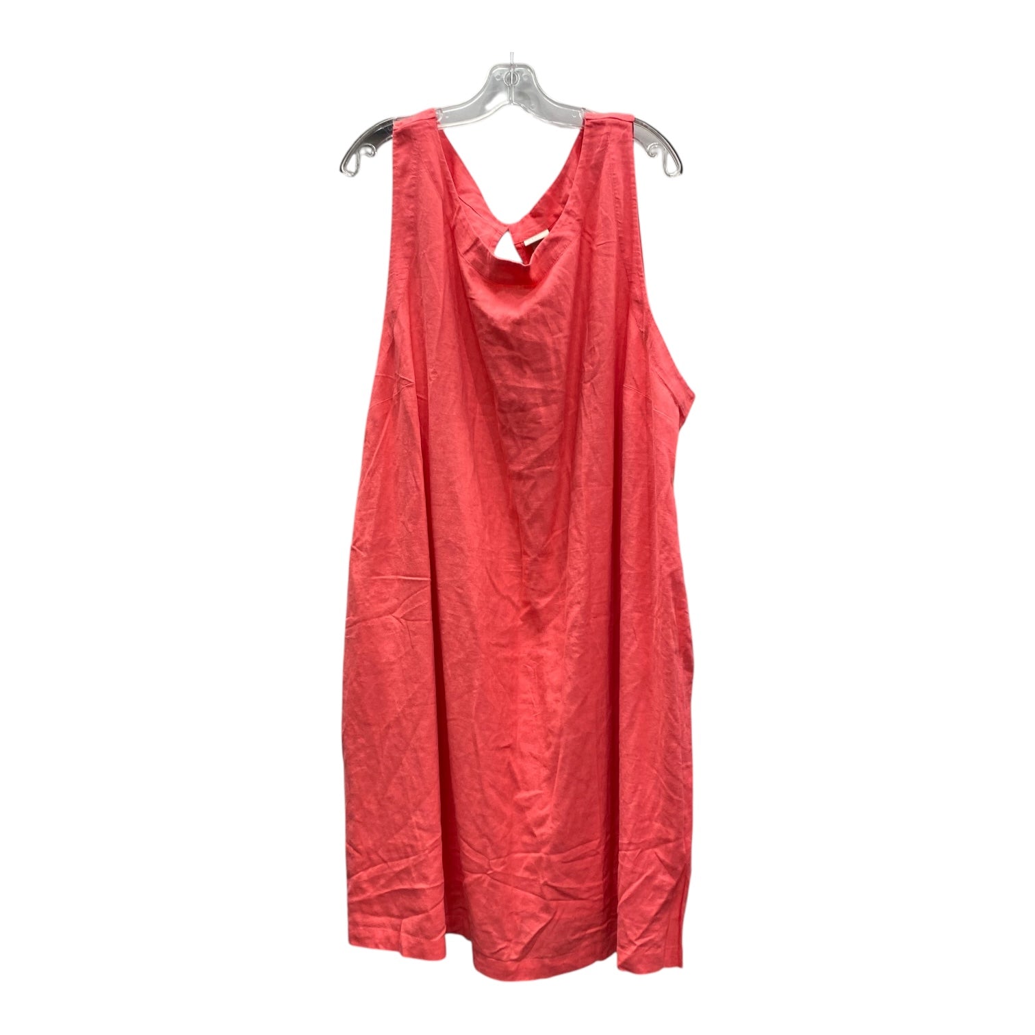 coral casual dress Naughty Grl Casual Long Halter Dress - Coral