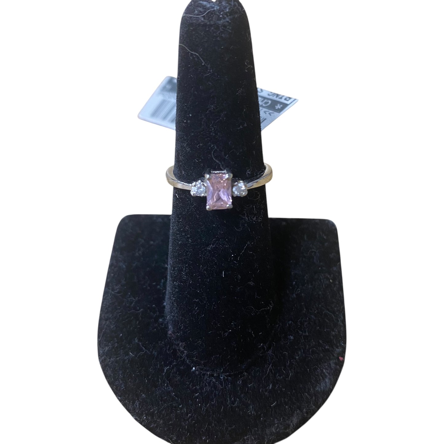 Ring Sterling Silver In Pink & Silver, Size:7