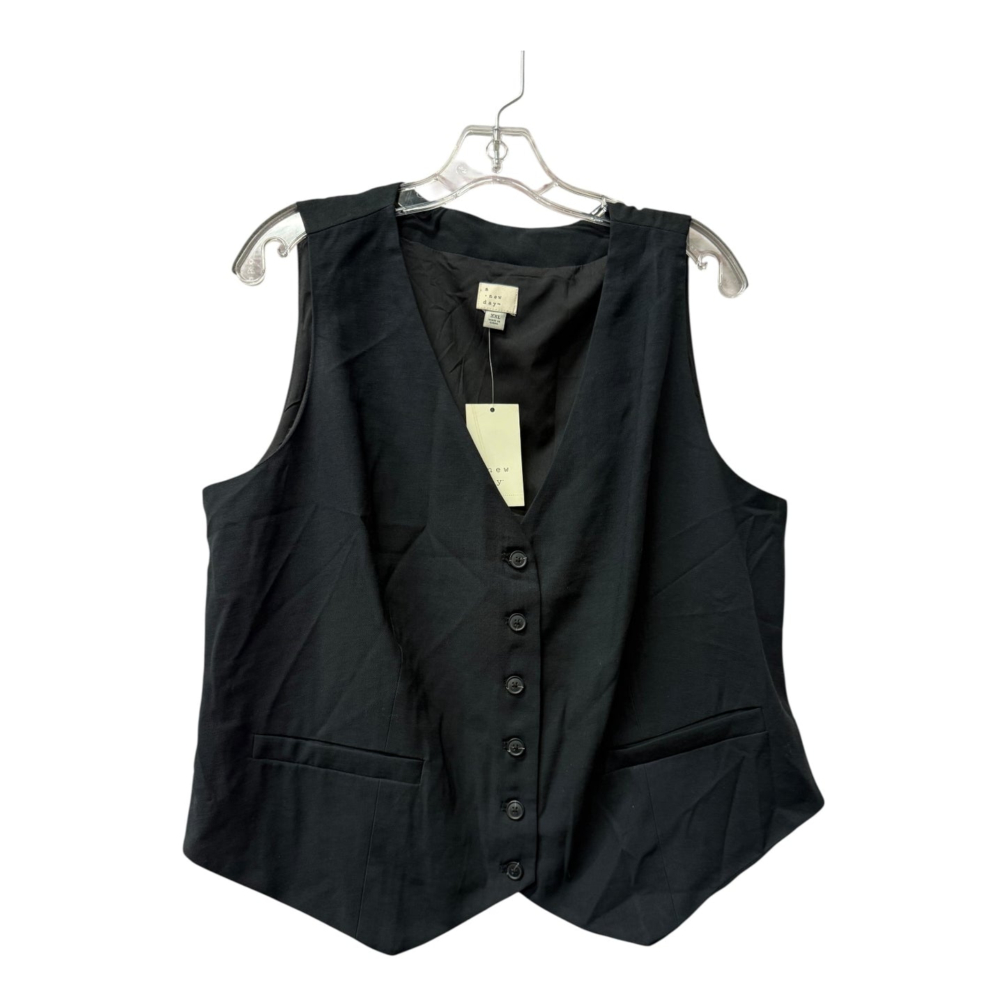 Vest Other By A New Day In Black, Size:1X