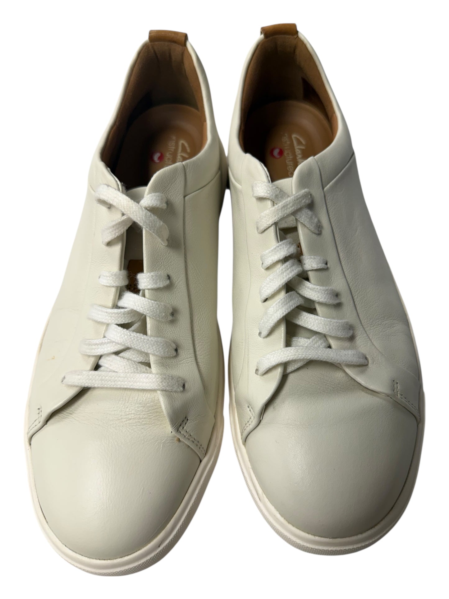 Shoes Sneakers By Clarks In Ivory, Size:5