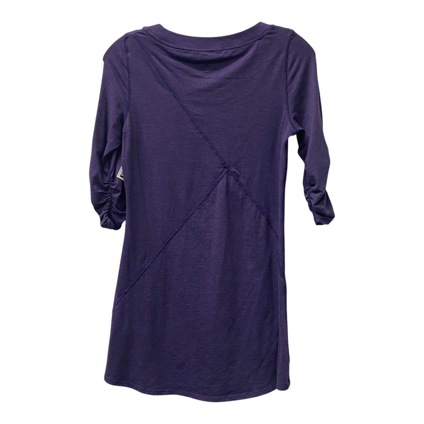 Athletic Top Ss By Athleta In Purple, Size:Xxs
