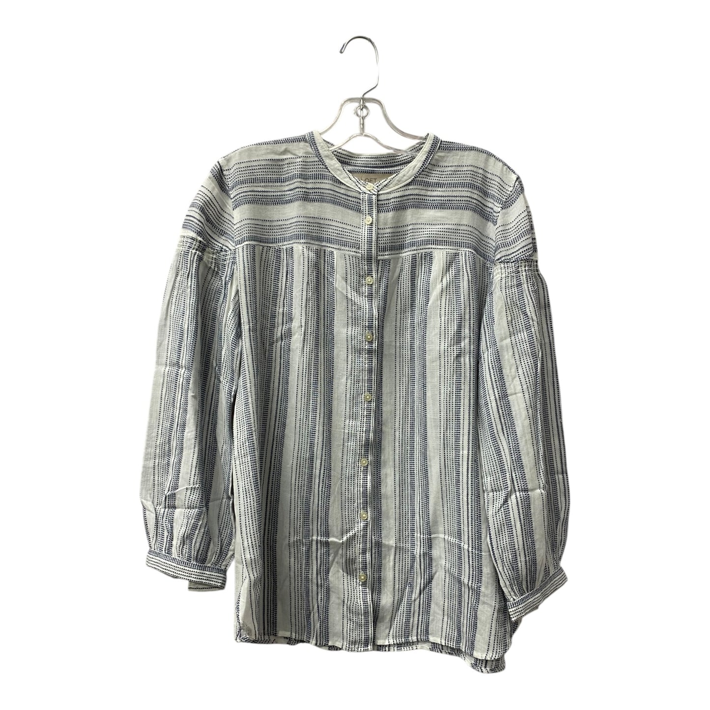 Top Ls By Loft In Blue & White, Size:M