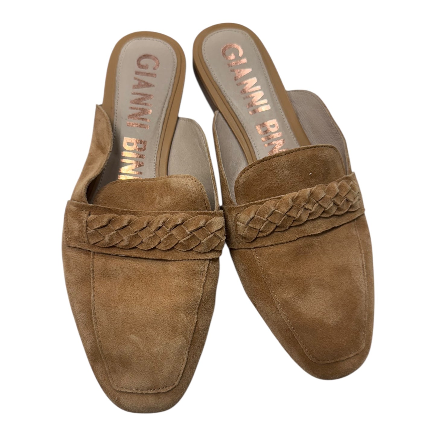 Sandals Flats By Gianni Bini In Tan, Size:9