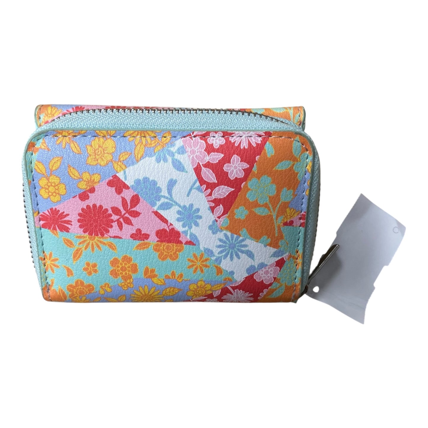 Wallet By Cme In Blue & Orange, Size:Small