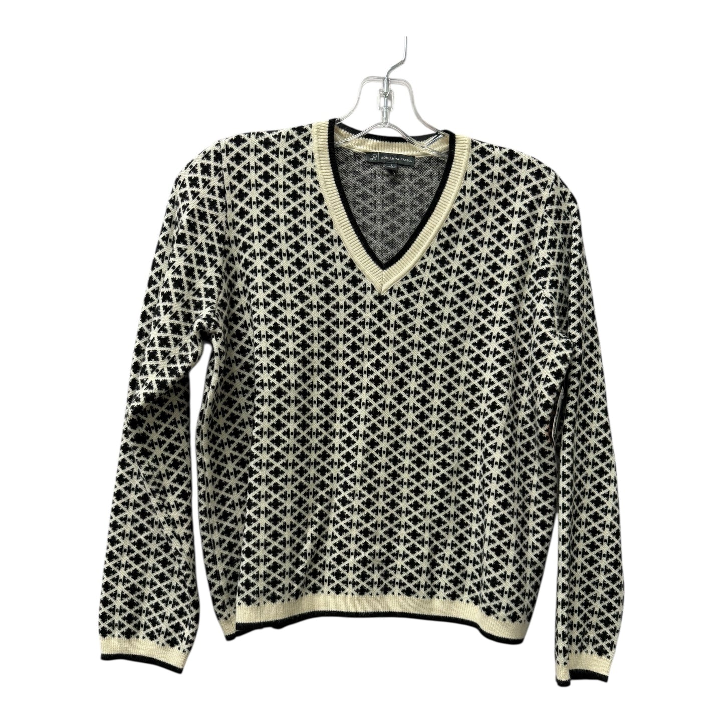 Sweater By Adrianna Papell In Black, Size:S