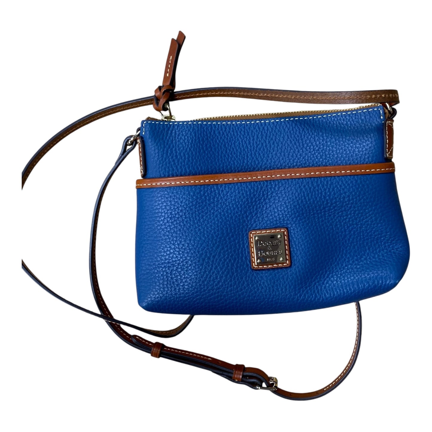 Crossbody Designer By Dooney And Bourke In Blue, Size:Small