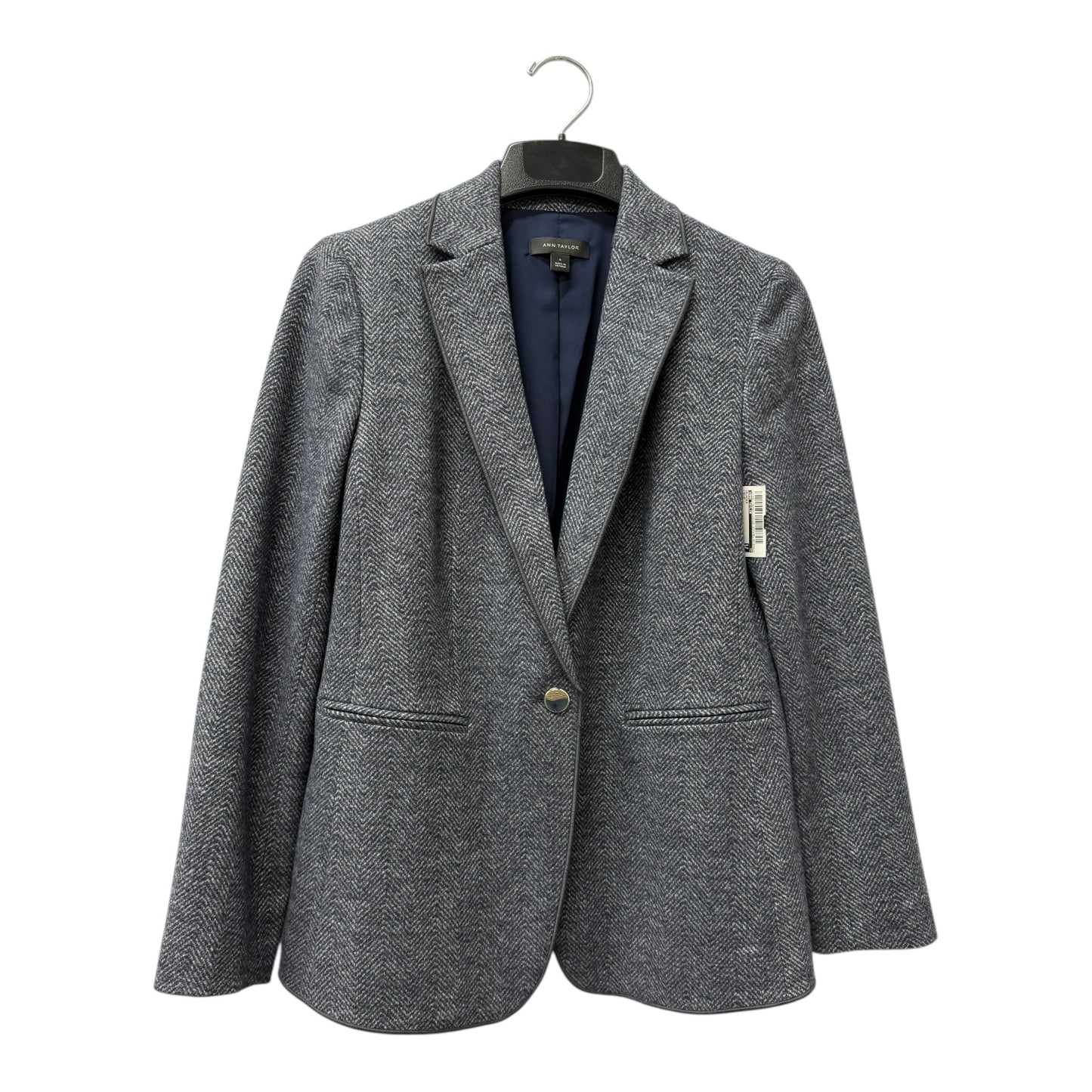 Blazer By Ann Taylor In Blue, Size:S