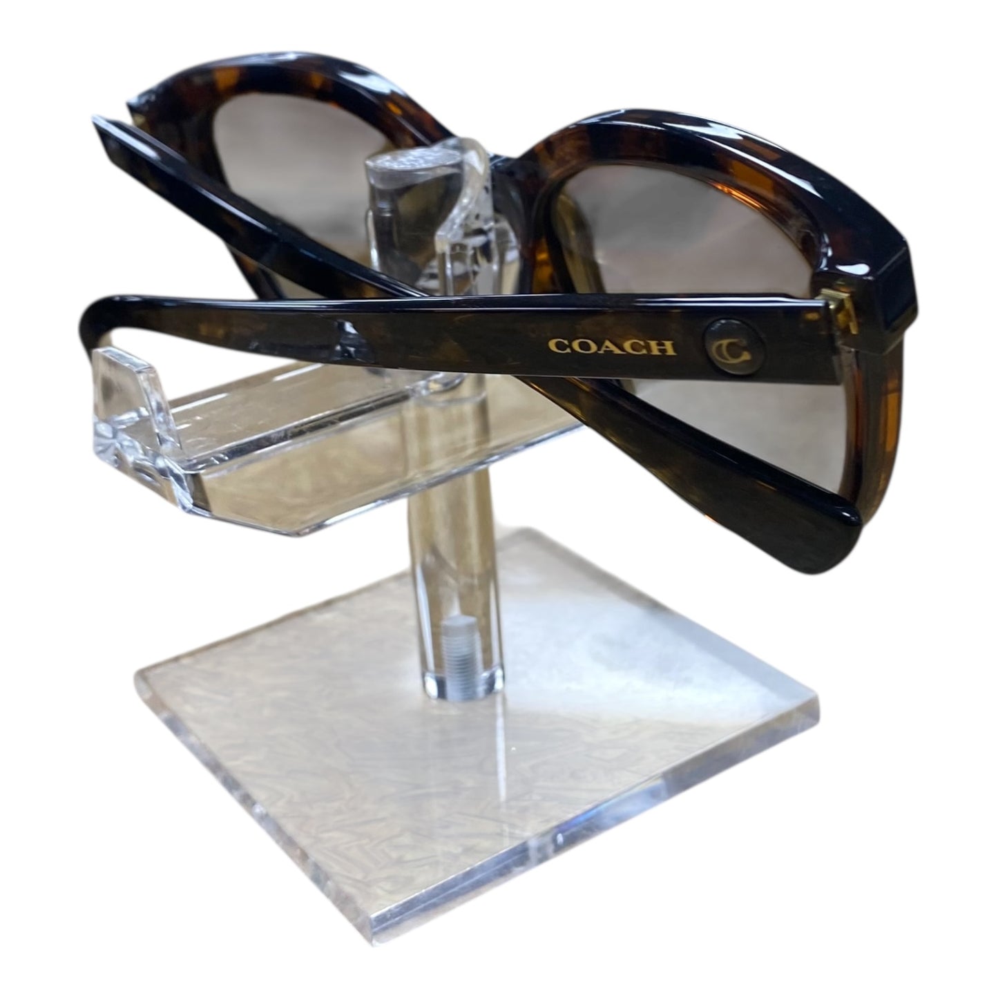 Sunglasses Designer By Coach In Brown