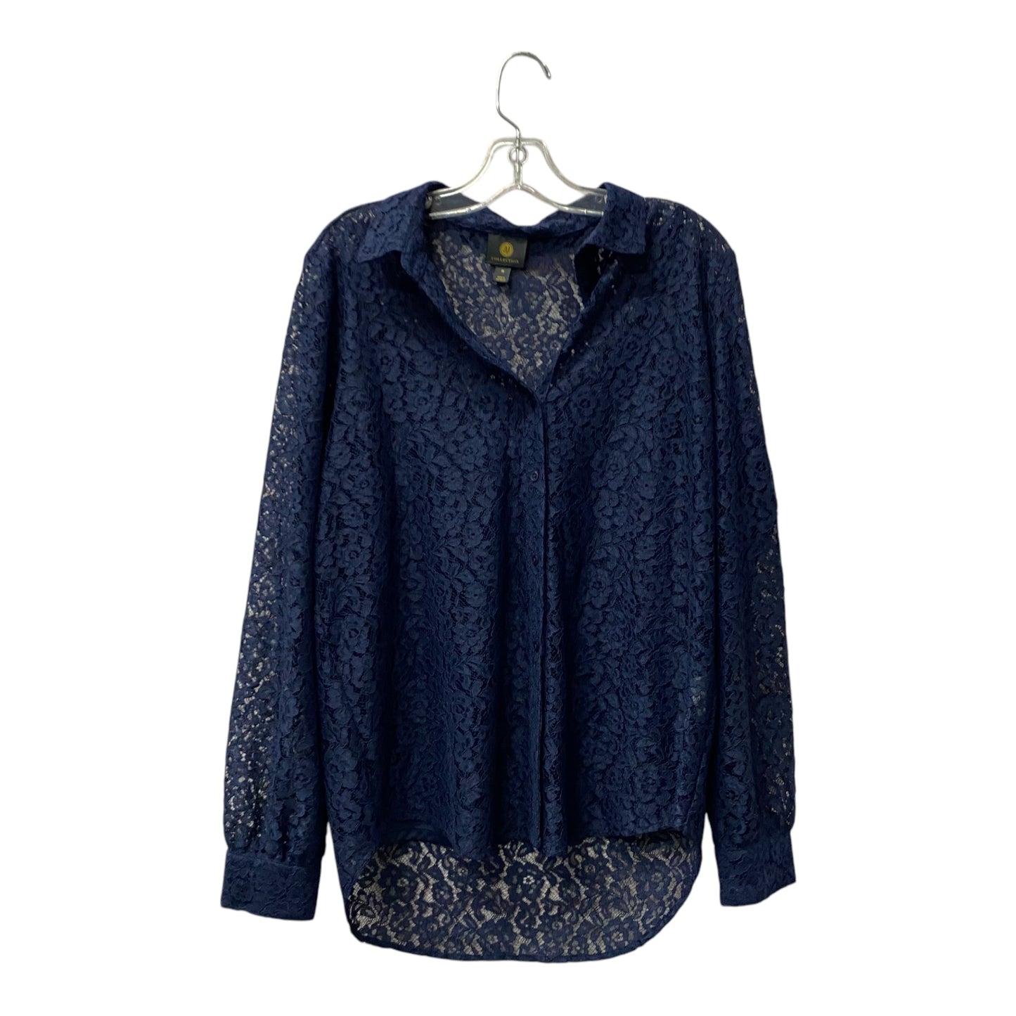 Top Ls By Jm Collections In Blue, Size:M