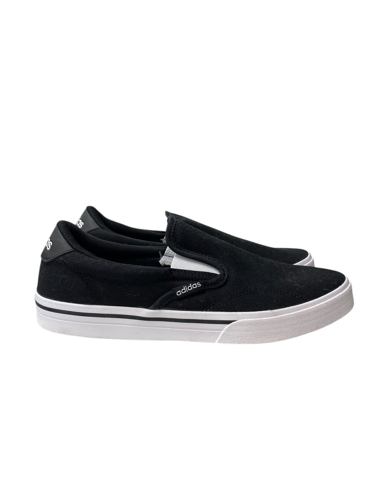 Shoes Flats By Adidas In Black, Size:9