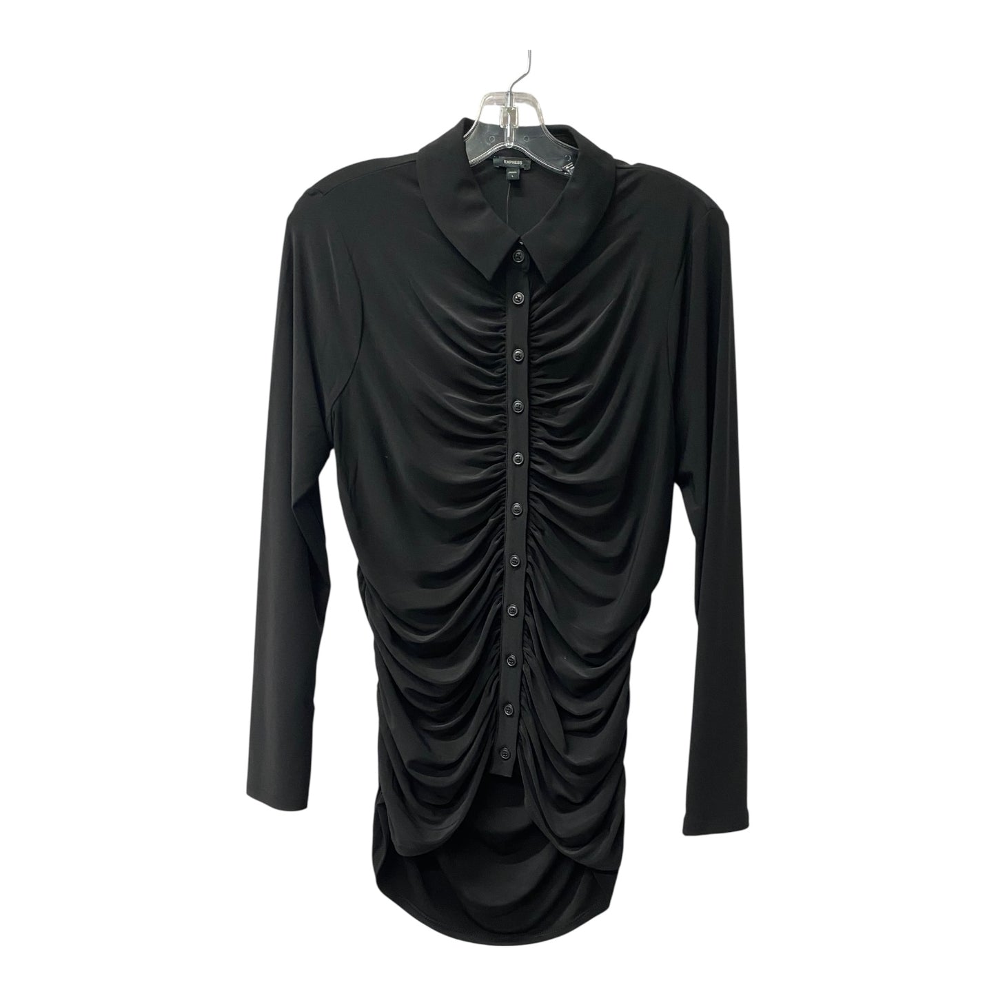 Top Ls By Express In Black, Size:L
