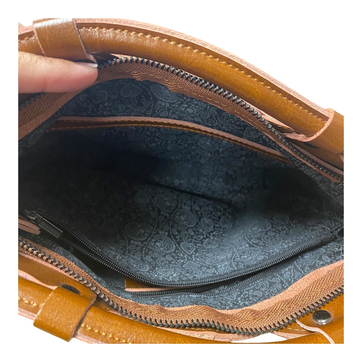 Handbag In Brown, Size:Medium