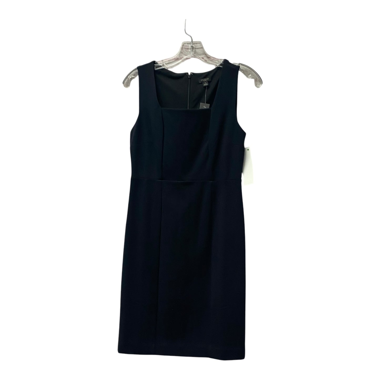 Dress Casual Midi By Ann Taylor In Black, Size:4P