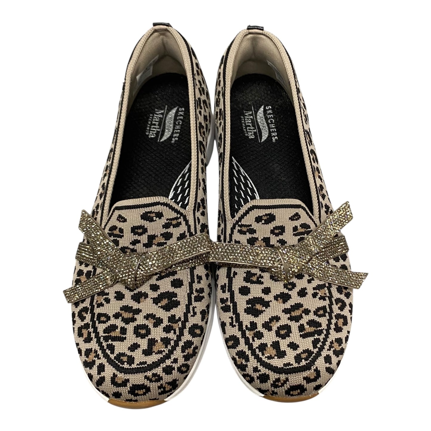 Shoes Flats By Skechers In Animal Print, Size:8