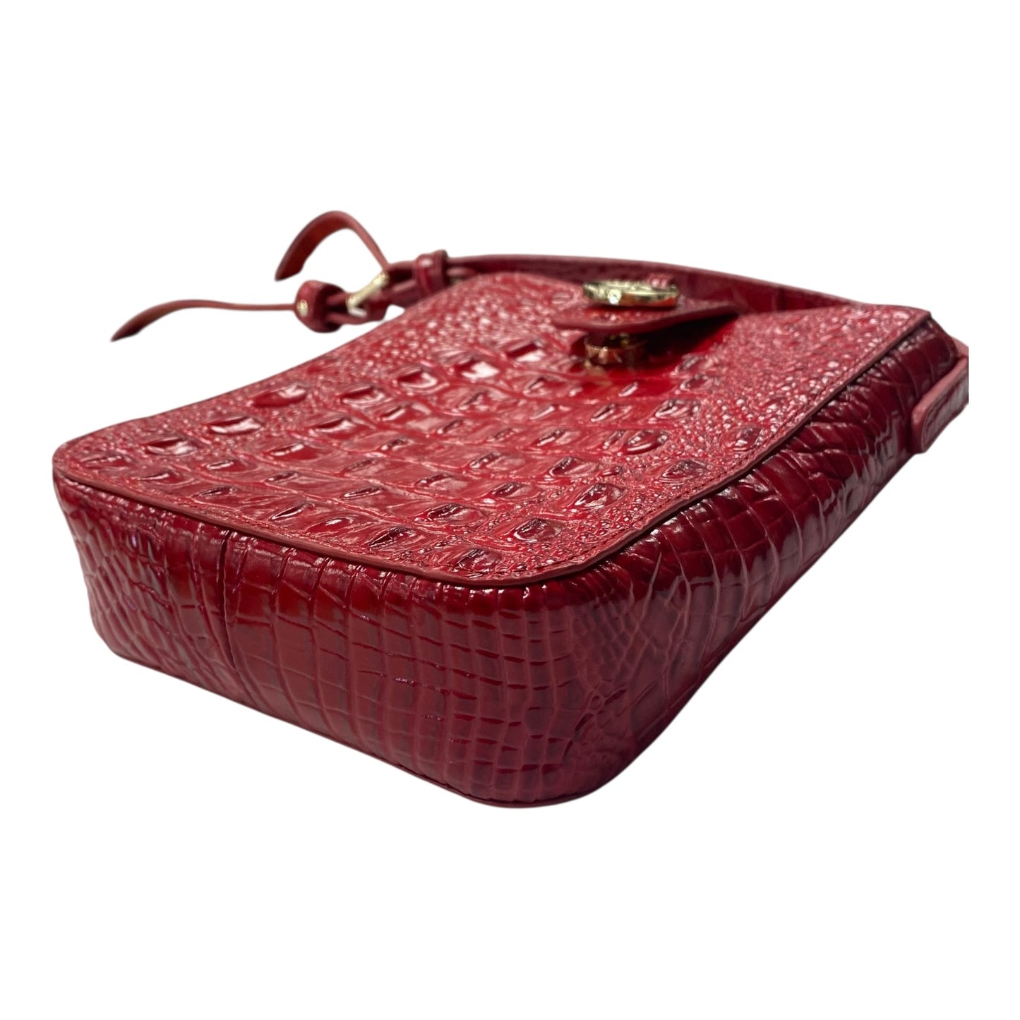 Crossbody Designer By Brahmin In Red, Size:Small