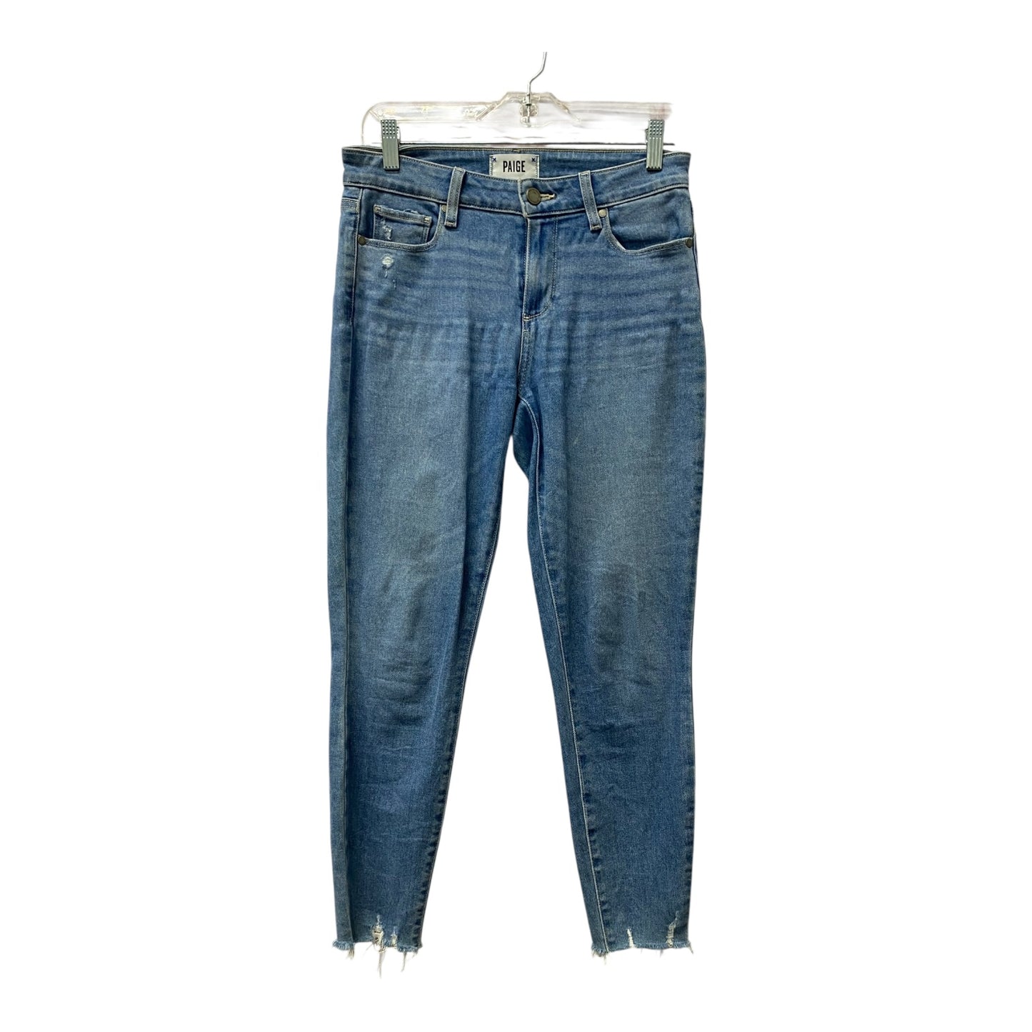 Jeans Skinny By Paige In Blue Denim, Size:4