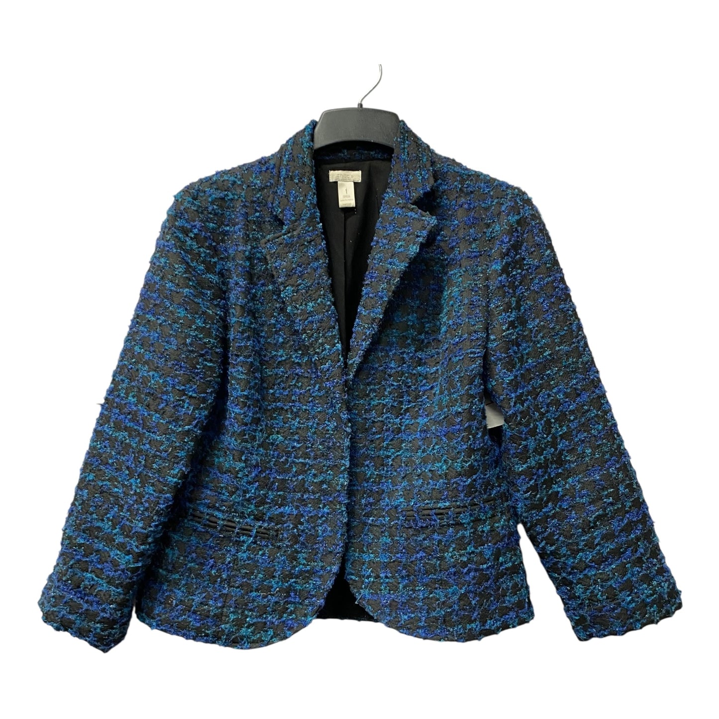 Blazer By Chicos In Blue, Size:M
