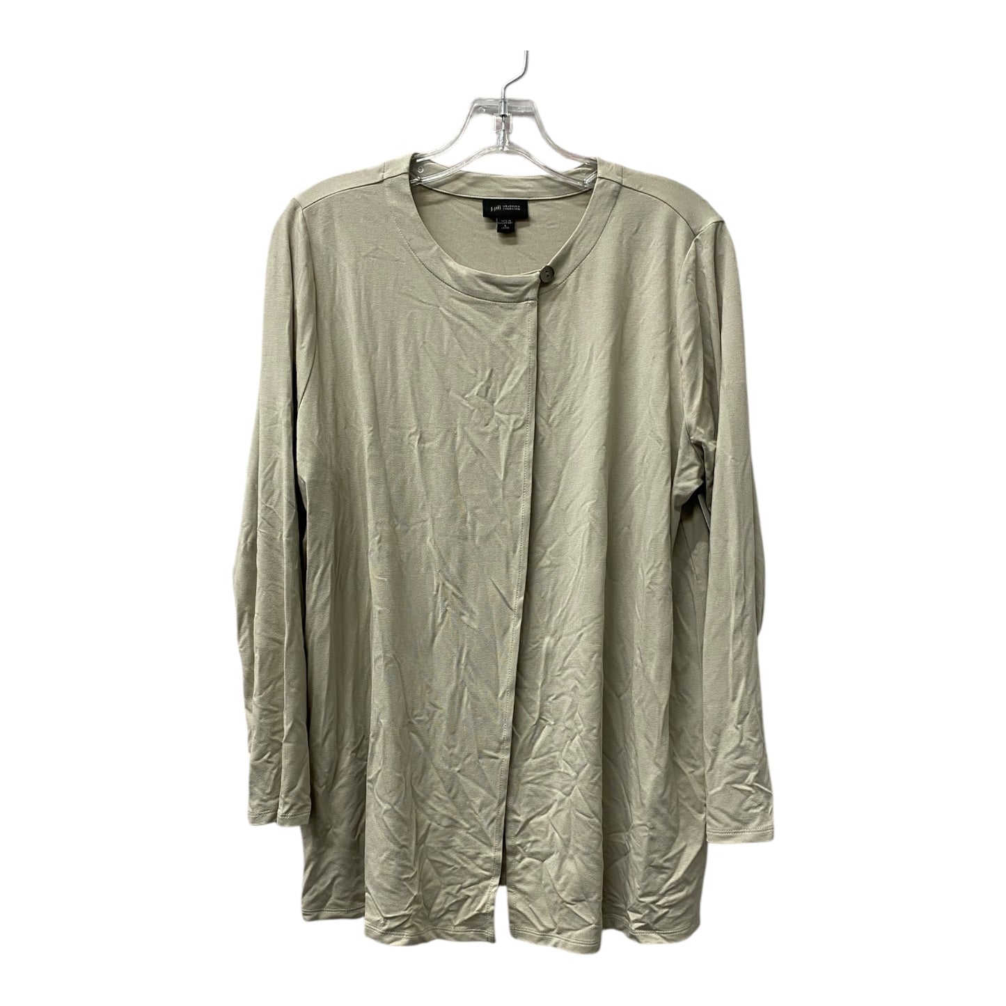 Cardigan By J. Jill In Tan, Size:Lp