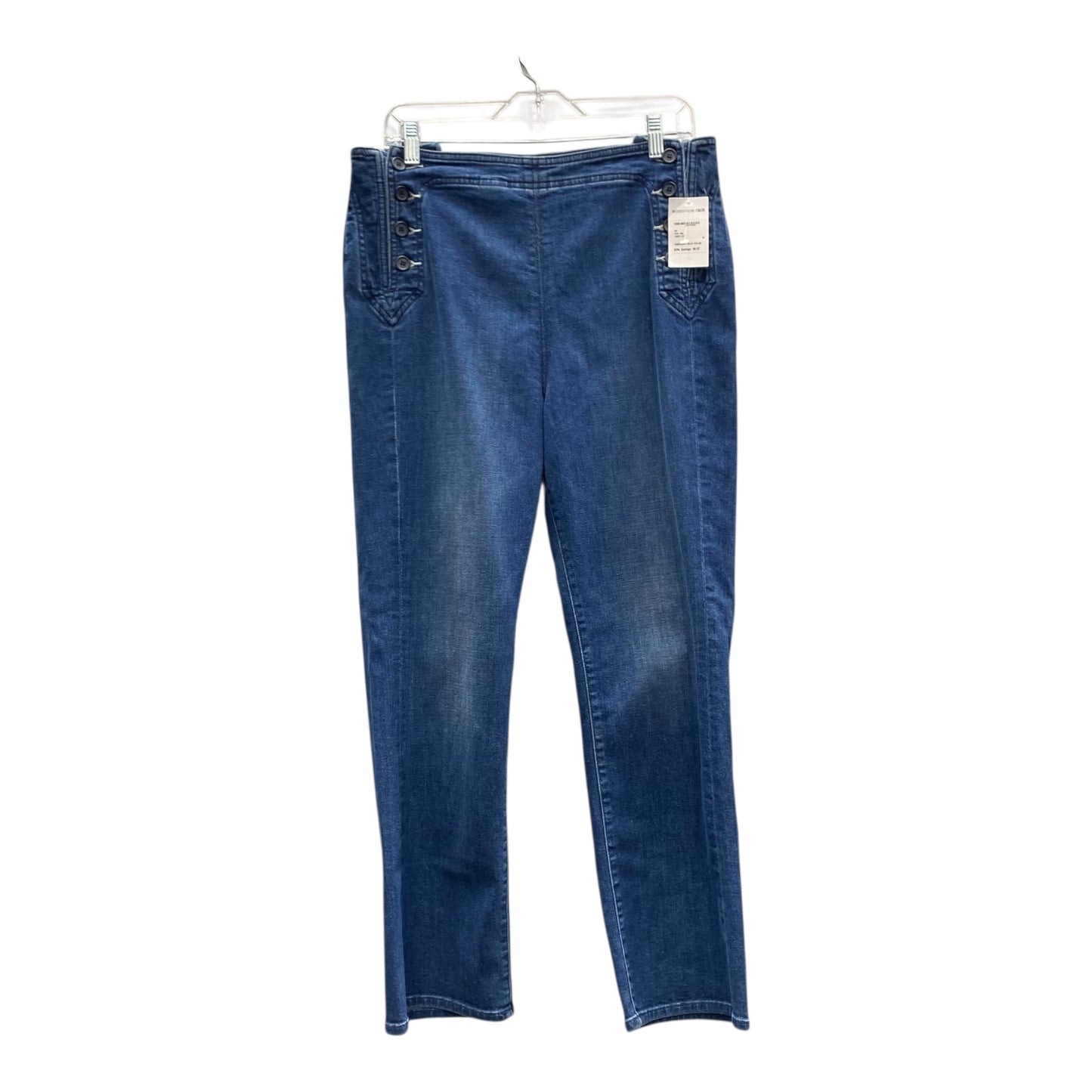 Jeans Designer By Mother Jeans In Blue, Size:14
