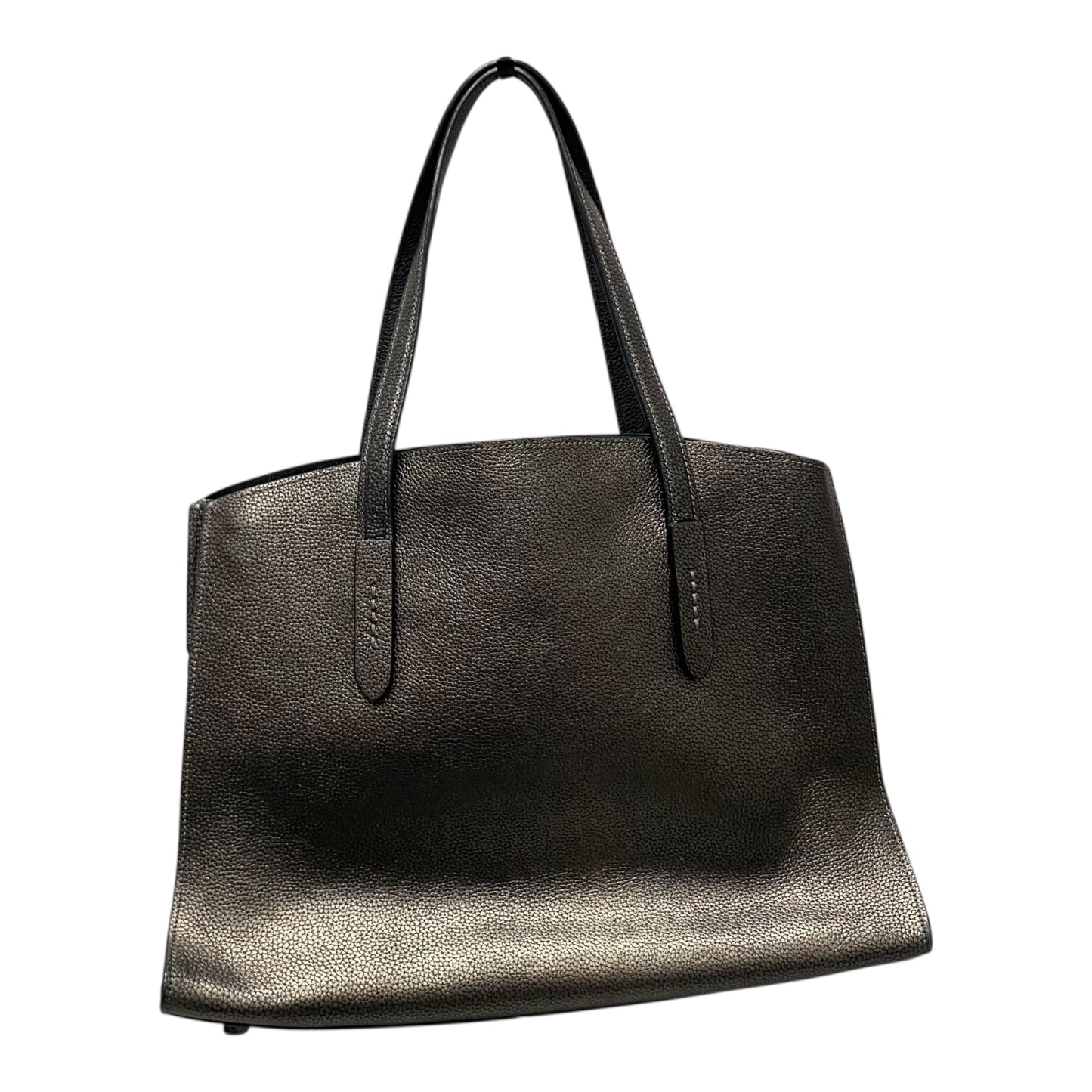 Handbag Designer By Coach In Bronze, Size:Medium