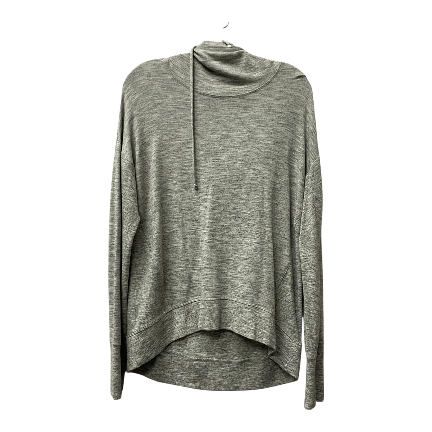 Athletic Top Ls Hoodie By Athleta In Grey, Size:S