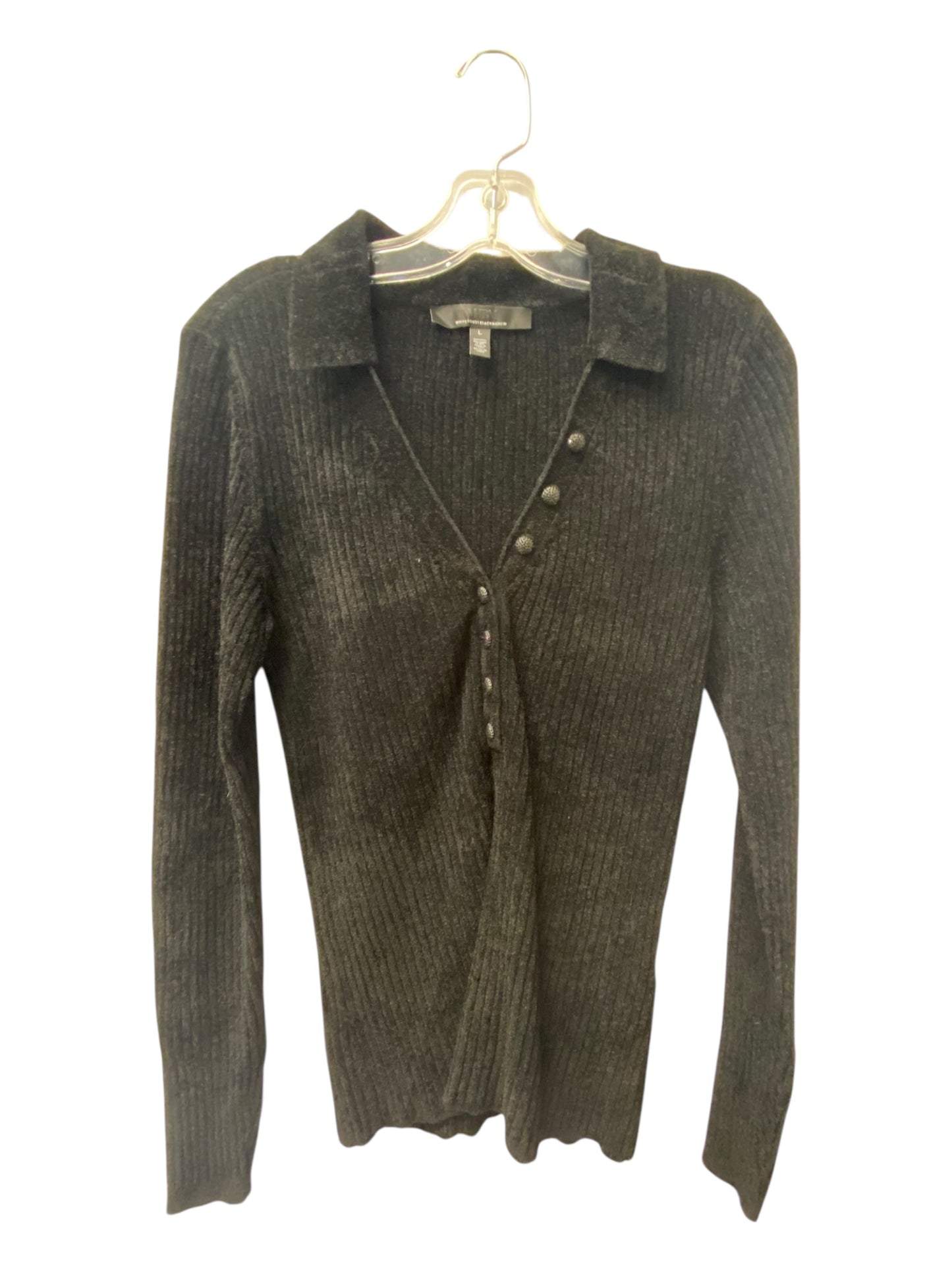 Top Ls By White House Black Market In Black, Size:L