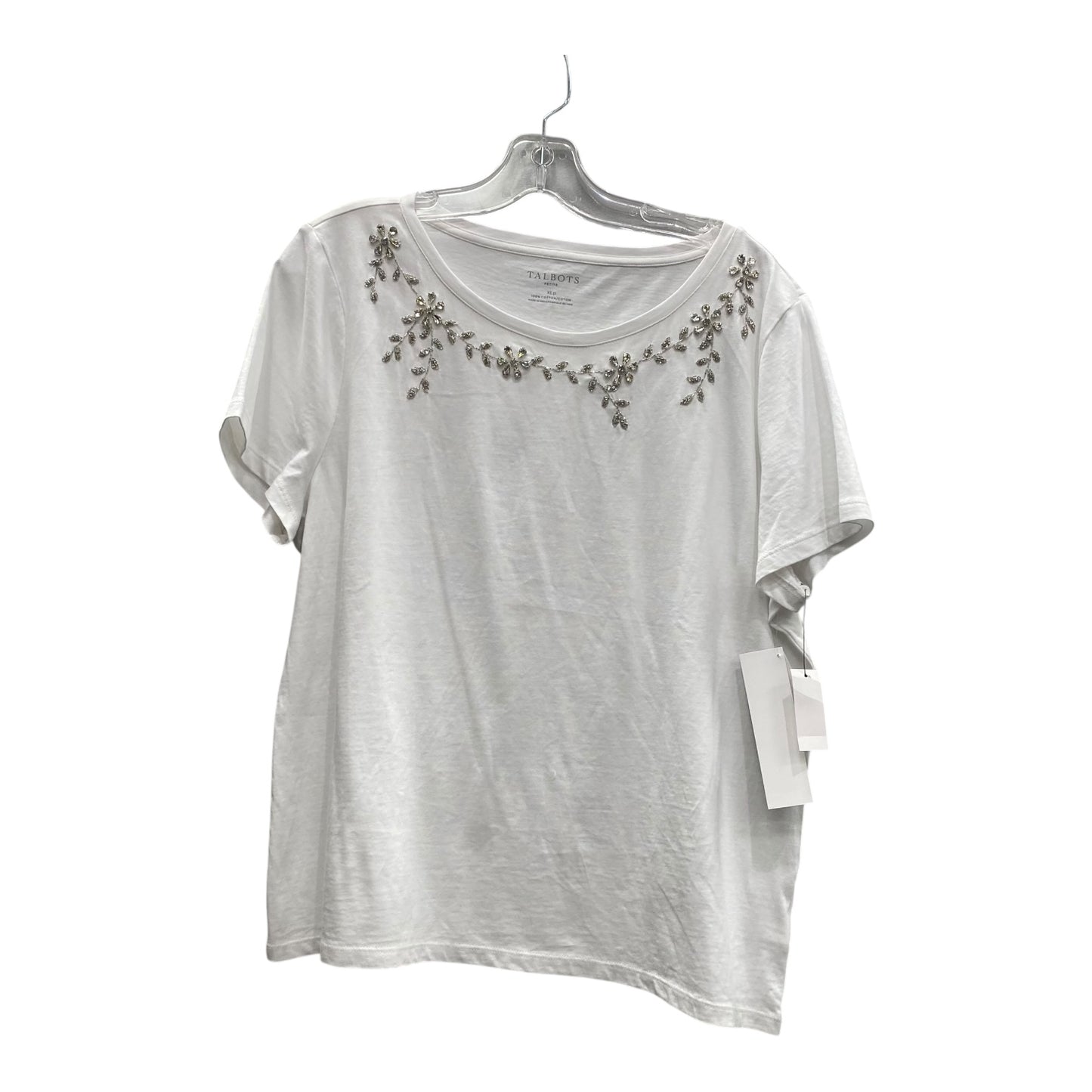Top Ss By Talbots In White, Size:Xlp