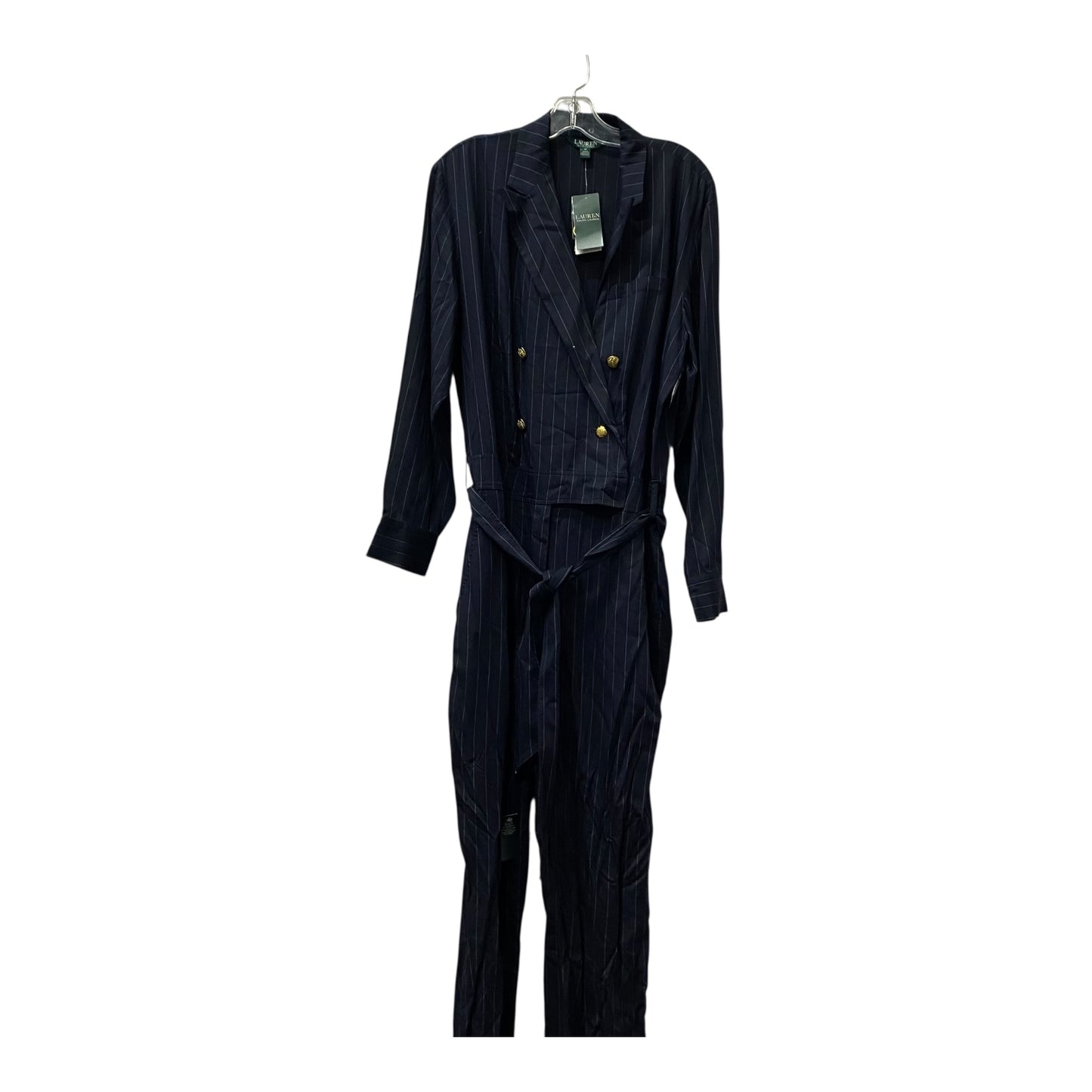 Jumpsuit By Lauren By Ralph Lauren In Blue, Size:L