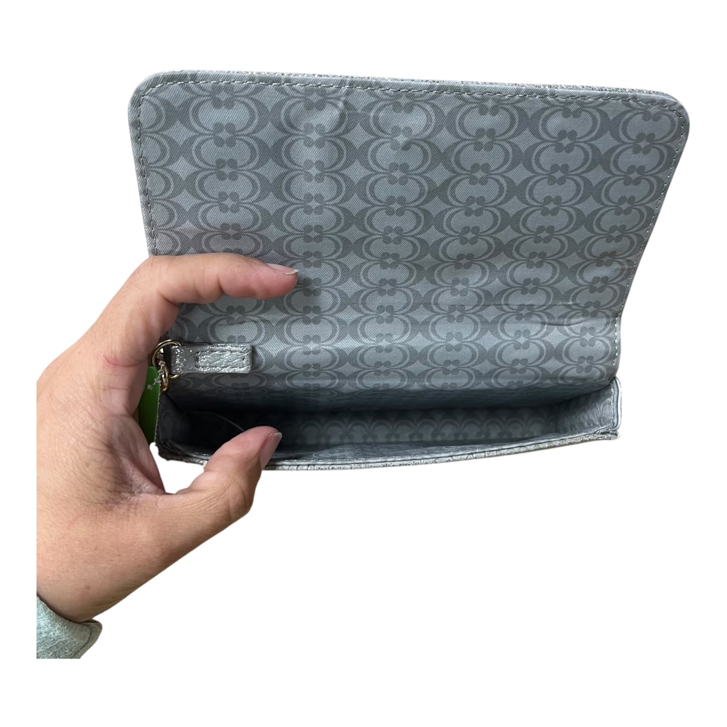 Wristlet By Charming Charlie In Silver, Size:Small