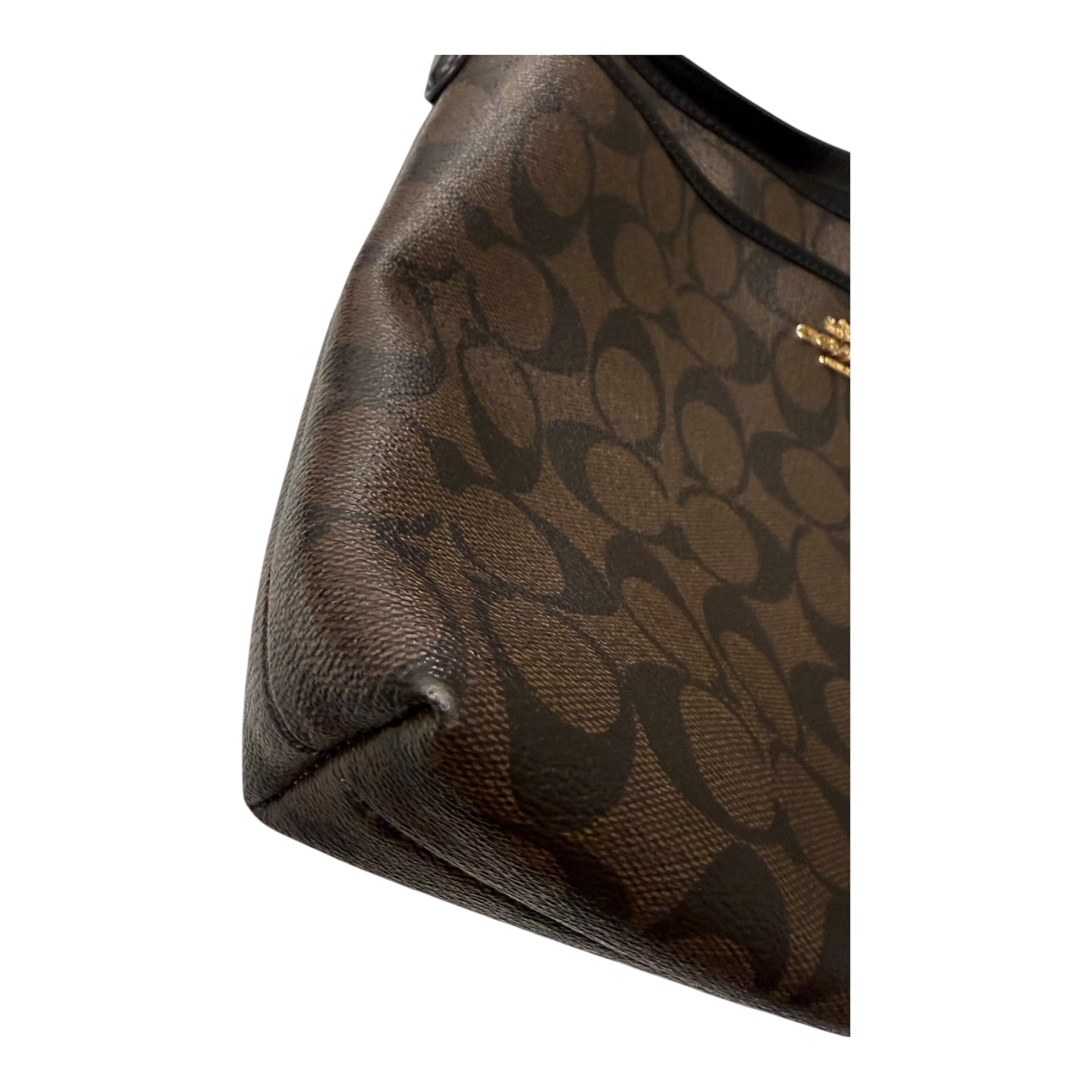 Crossbody Designer By Coach In Brown, Size:Medium