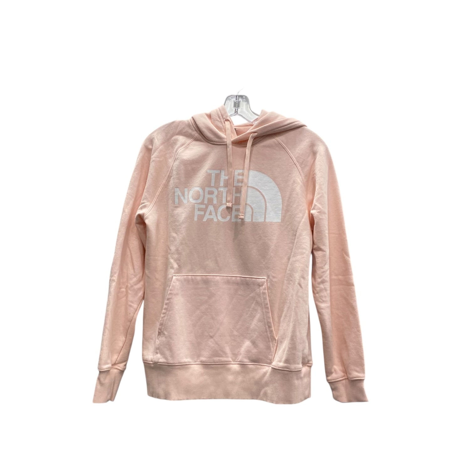 Sweatshirt Hoodie By The North Face In Peach, Size:S