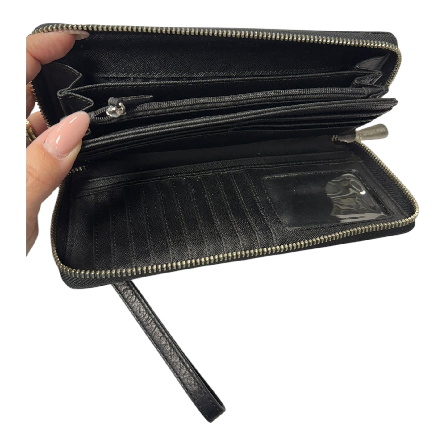 Wallet Designer By Michael Kors In Black, Size:Large