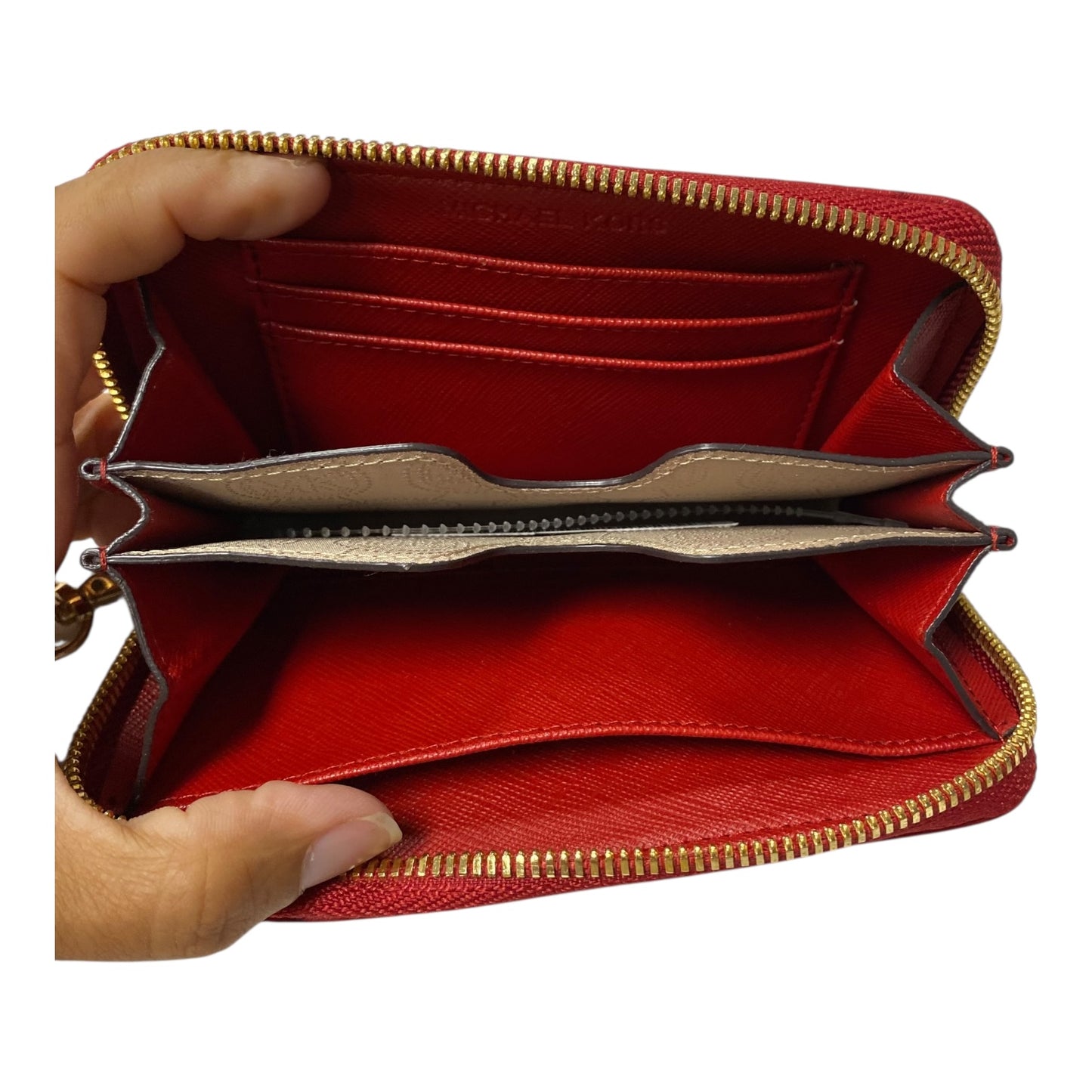Wristlet Designer By Michael Kors In Red, Size:Small