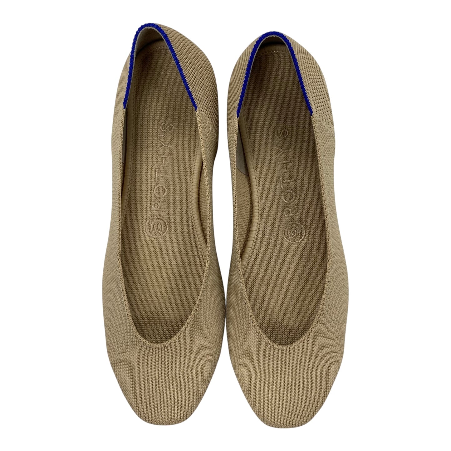 Shoes Flats By Rothys In Cream, Size:7.5