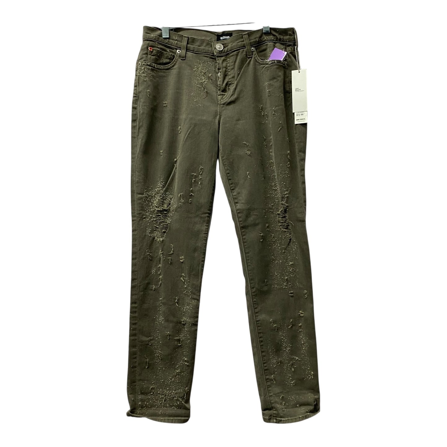 Jeans Boot Cut By Hudson In Green, Size:6